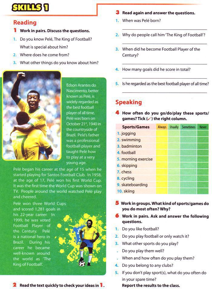 Skills 2 Unit 8 Lớp 6 Trang 23 SGK