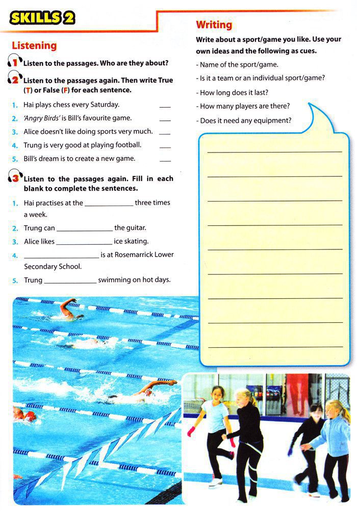 Looking Back - Project Unit 8 Lớp 6 Trang 24 SGK