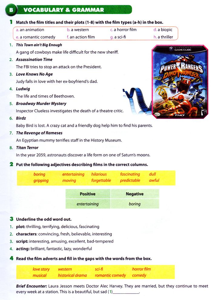 Giáo án Tiếng Anh lớp 7 Chương trình mới Unit 8: FILM