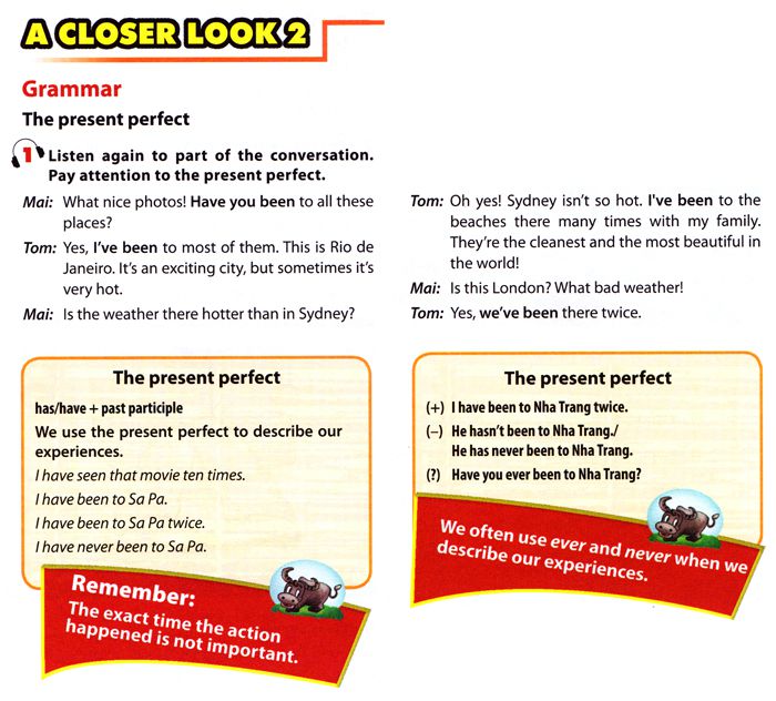 Giáo án môn Tiếng Anh (Chương trình thí điểm) lớp 6 Unit 9