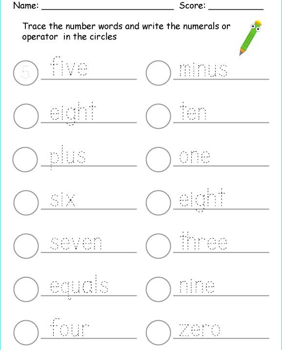 Toán lớp 1 Song ngữ Việt - Anh