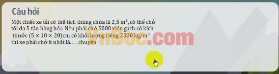 Đề thi Violympic Vật Lý lớp 6 vòng 8