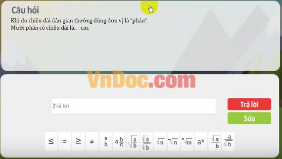 Đề thi Violympic Vật Lý lớp 6 vòng 8
