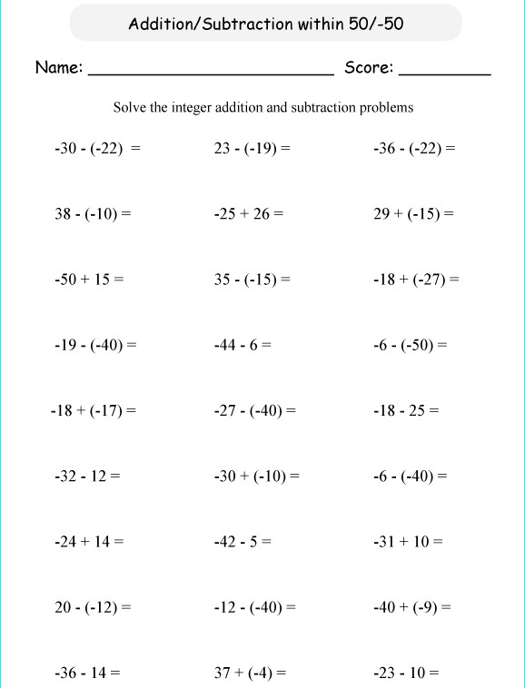Cộng hai số nguyên khác dấu