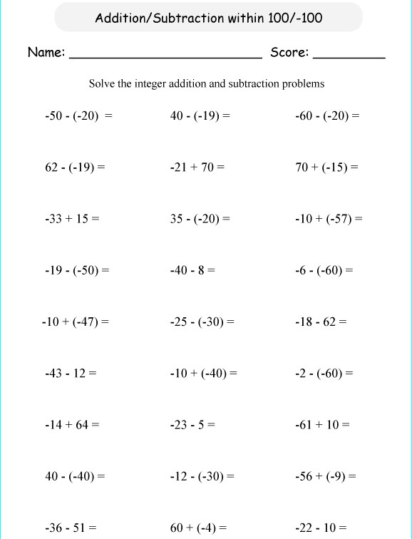 Toán Tiếng Anh lớp 6