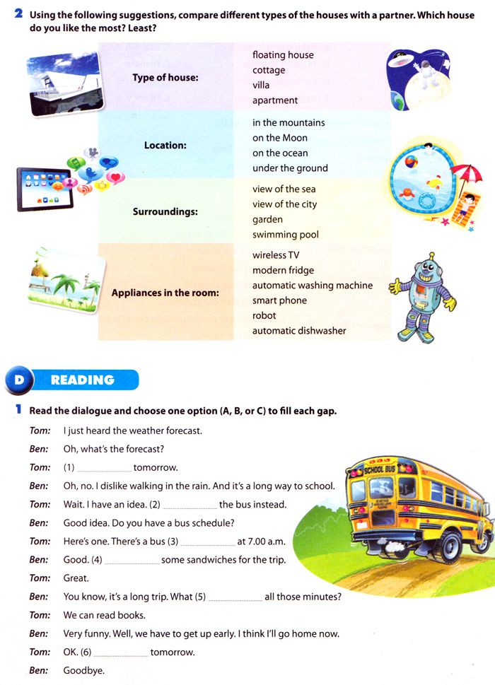 Giáo án môn Tiếng Anh (Chương trình thí điểm) lớp 6 Unit 10