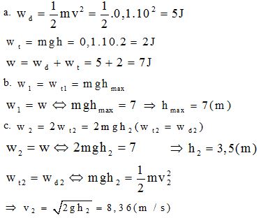 Đề kiểm tra 45 phút học kì 2 môn Vật lý lớp 10 có đáp án