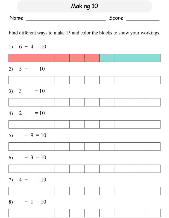 Toán Tiếng Anh lớp 1: Tổng hợp đầy đủ các nội dung quan trọng.