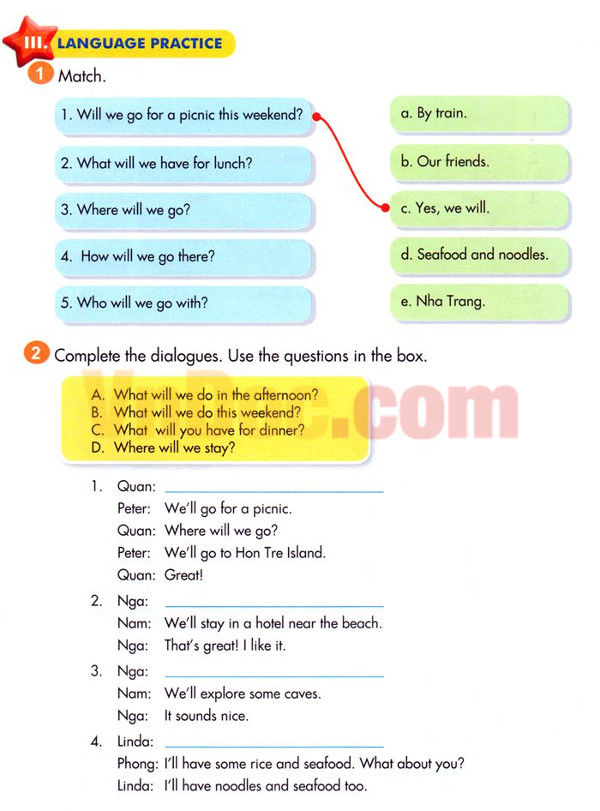 Tài liệu ôn tập tiếng anh lớp 5 sách mới Tiếng Anh lớp 5 Chương trình mới Unit 5