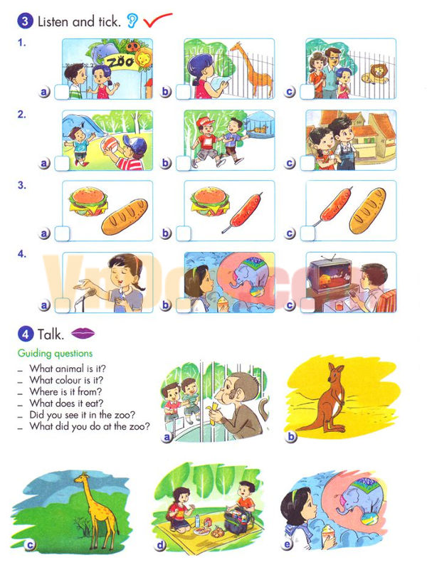 Từ vựng Tiếng Anh lớp 5 Chương trình mới Unit 6 A VISIT TO THE ZOO Giáo án Tiếng Anh lớp 5 Chương trình mới Unit 6 A VISIT TO THE ZOO