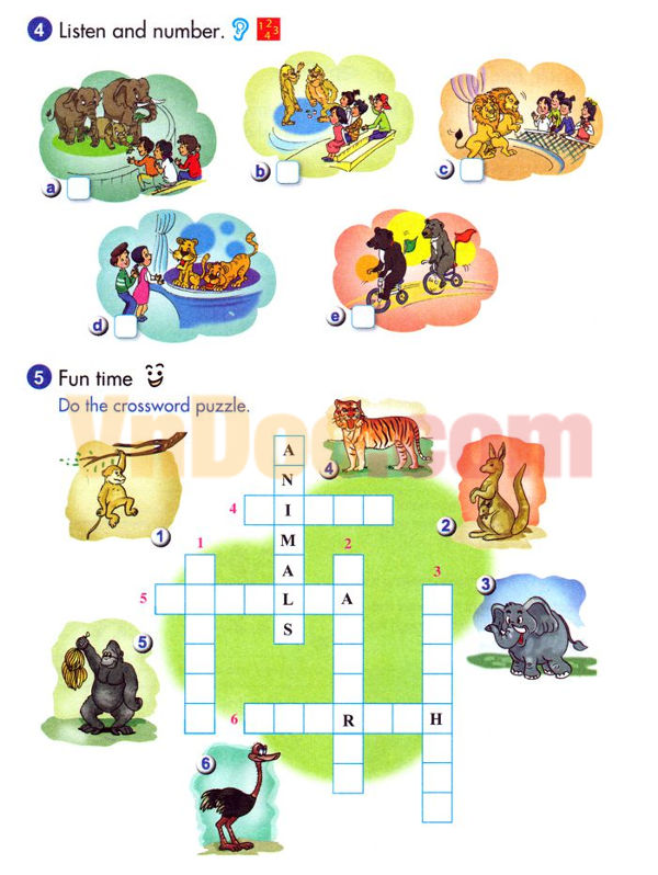 Tiếng Anh lớp 5 Chương trình mới Unit 6 A VISIT TO THE ZOO Bài giảng Tiếng Anh lớp 5 Chương trình mới Unit 6 A VISIT TO THE ZOO