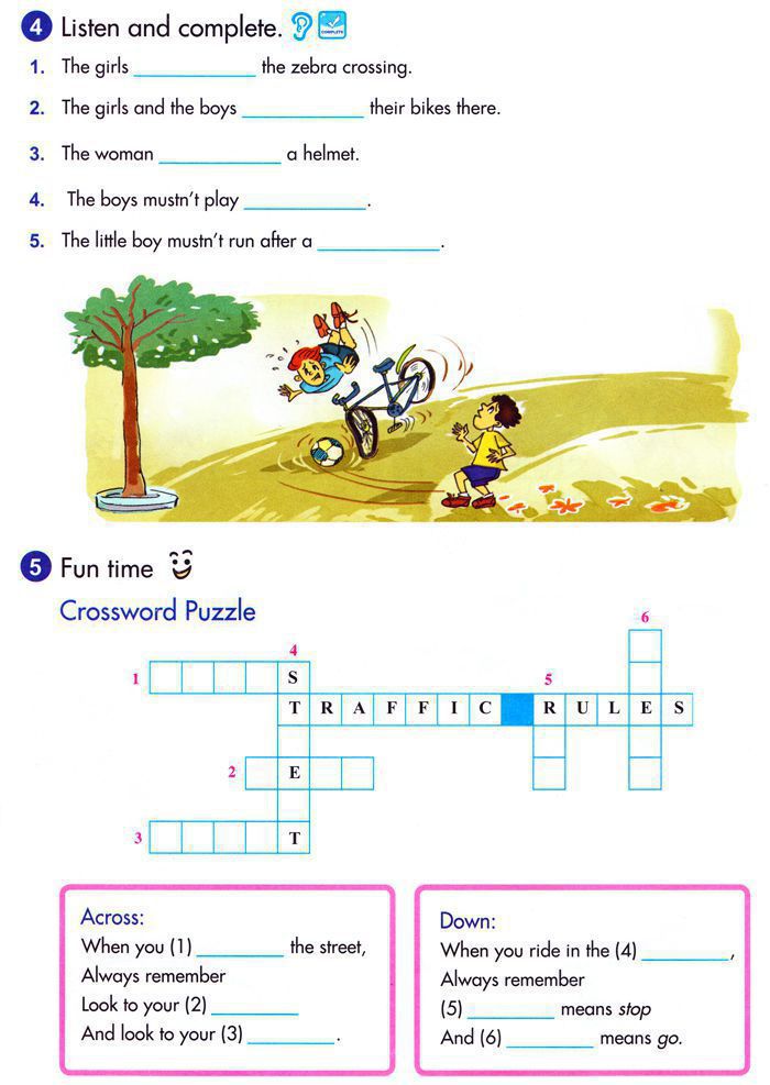 Để học tốt Tiếng Anh lớp 5 Chương trình mới Unit 19 ROAD SIGNS