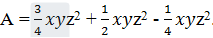 Câu hỏi trắc nghiệm đơn thức đồng dạng