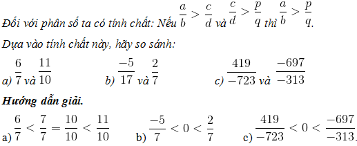 Giải bài tập trang 23, 24 SGK Toán lớp 6 tập 2