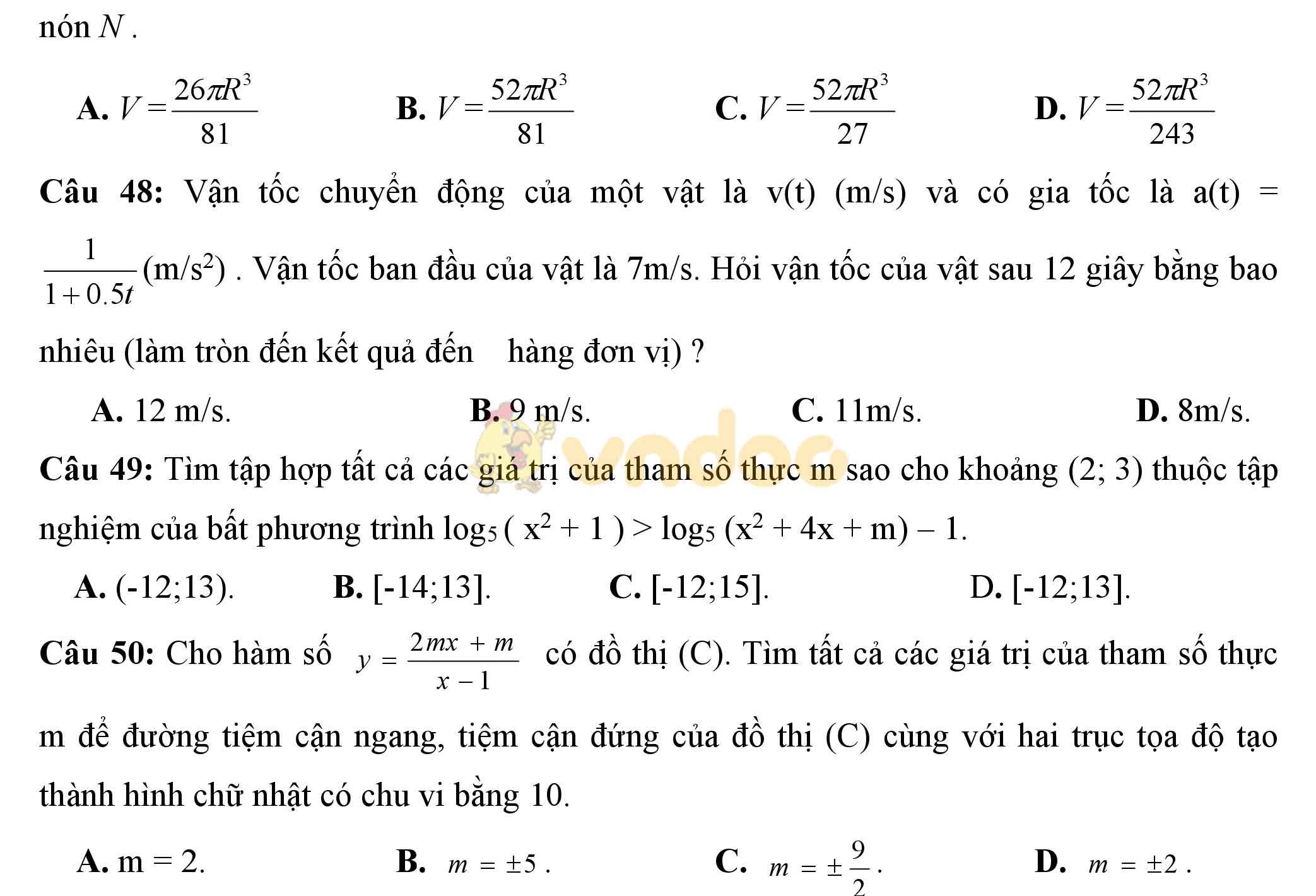 Đề thi thử THPT Quốc gia năm 2017 môn Toán Đề thi thử THPT Quốc gia năm 2017 môn Toán