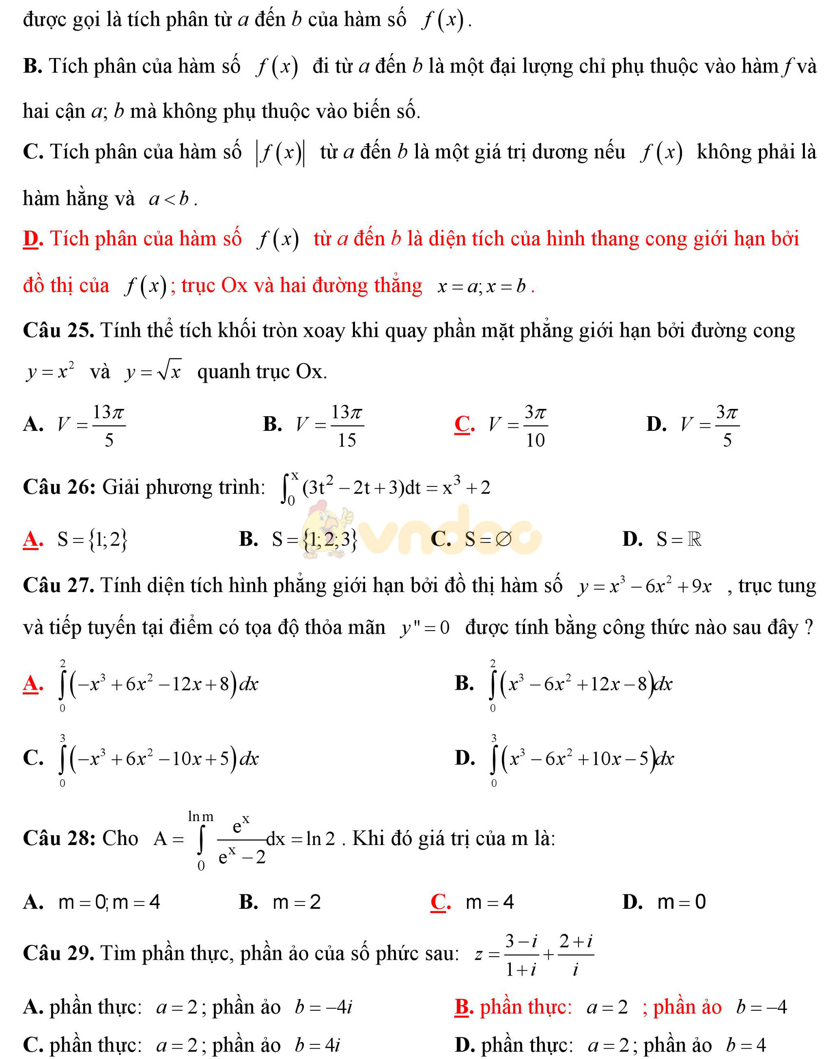 Đề thi thử THPT Quốc gia năm 2017 môn Toán