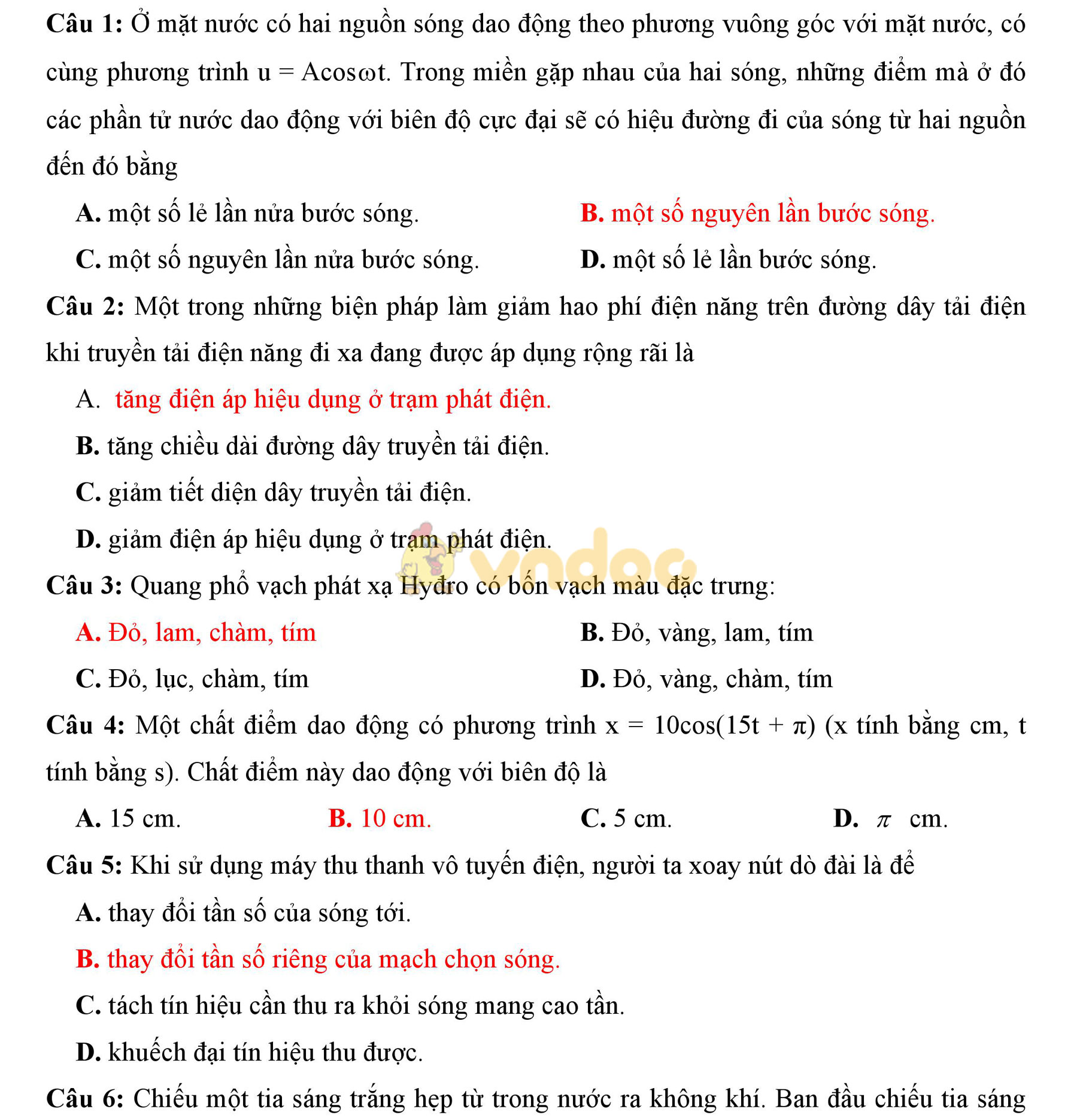 Đề thi thử THPT Quốc gia năm 2017 môn Vật lý