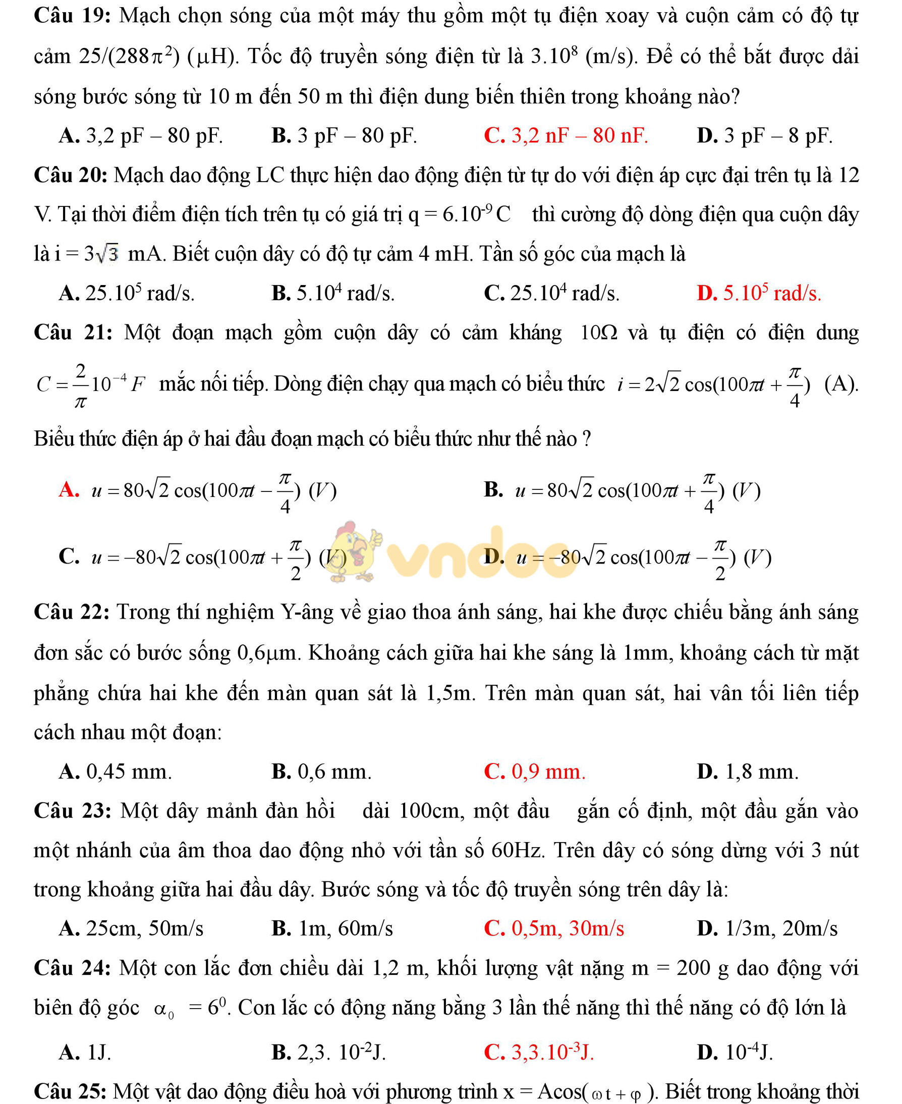 Đề thi thử THPT Quốc gia năm 2017 môn Vật lý