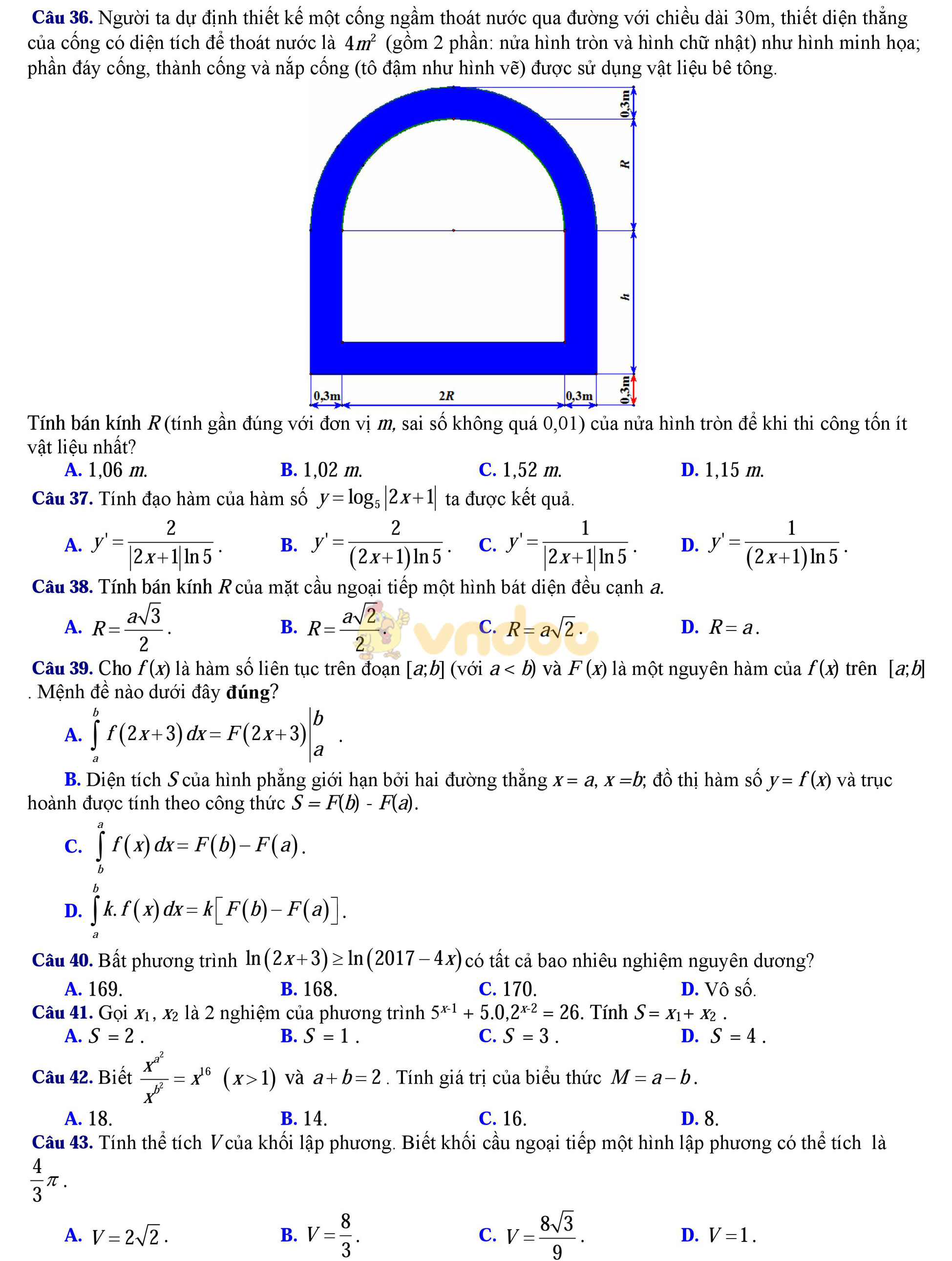 Bộ đề thi thử THPT Quốc gia năm 2017 môn Toán Bộ đề thi thử THPT Quốc gia năm 2017 môn Toán