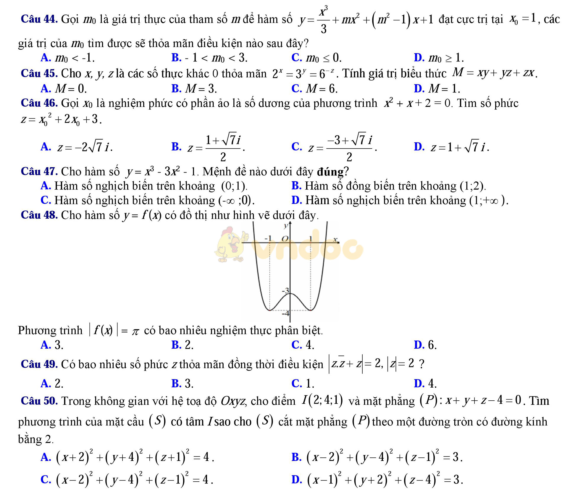 Bộ đề thi thử THPT Quốc gia năm 2017 môn Toán Bộ đề thi thử THPT Quốc gia năm 2017 môn Toán