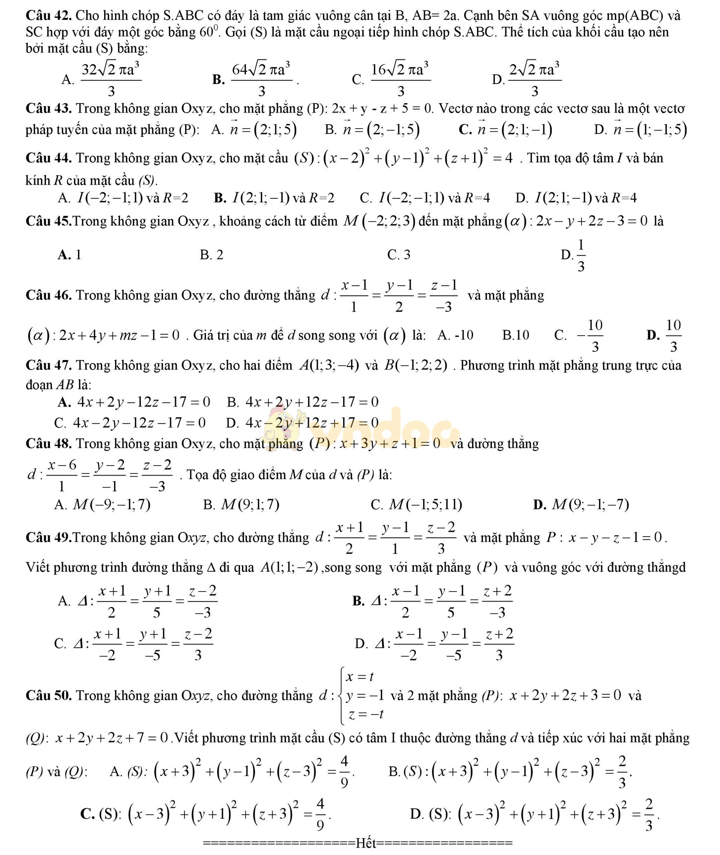 Bộ đề thi thử THPT Quốc gia năm 2017 môn Toán Bộ đề thi thử THPT Quốc gia năm 2017 môn Toán