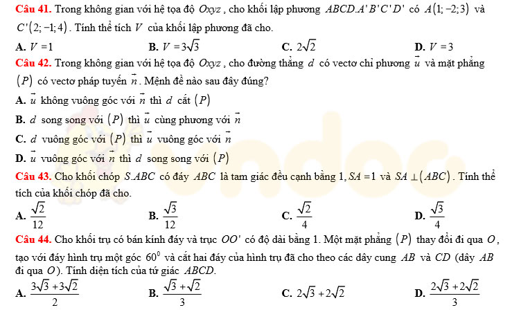 Đề thi thử THPT Quốc gia năm 2017 môn Toán Đề thi thử THPT Quốc gia năm 2017 môn Toán