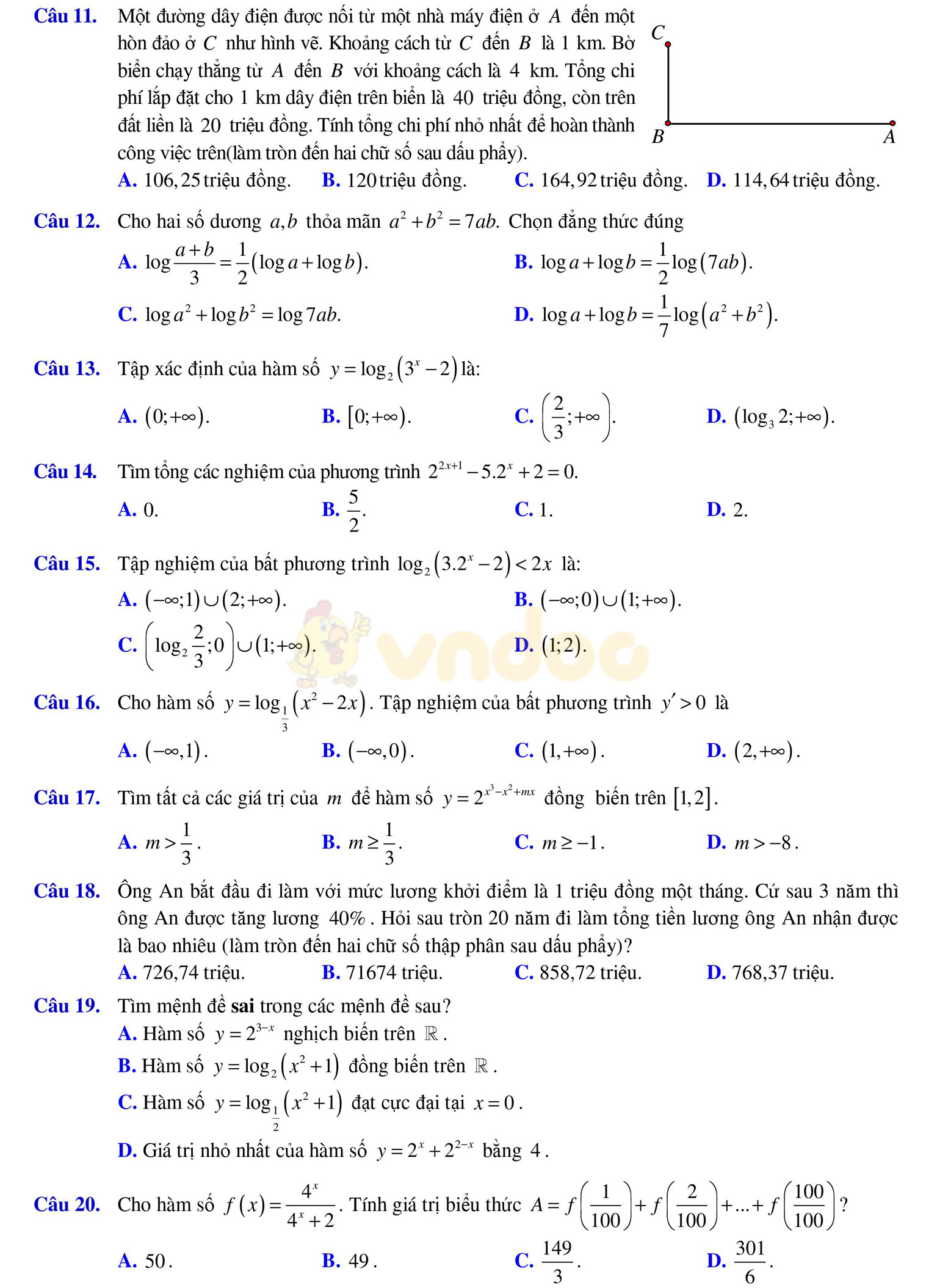 Đề thi thử THPT Quốc gia năm 2017 môn Toán Đề thi thử THPT Quốc gia năm 2017 môn Toán