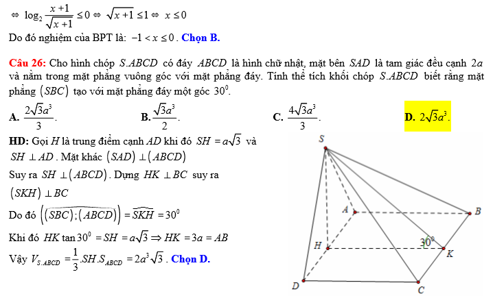 Đề thi thử THPT Quốc gia năm 2017 môn Toán