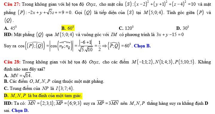 Đề thi thử THPT Quốc gia năm 2017 môn Toán