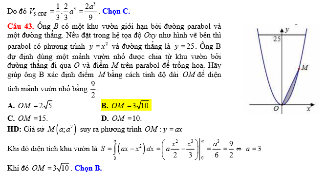 Đề thi thử THPT Quốc gia năm 2017 môn Toán