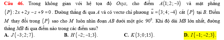 Đề thi thử THPT Quốc gia năm 2017 môn Toán