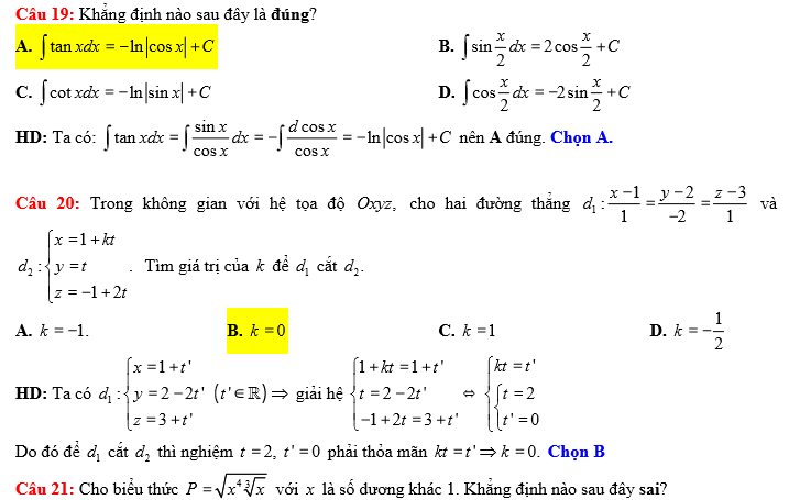 Đề thi thử THPT Quốc gia năm 2017 môn Toán