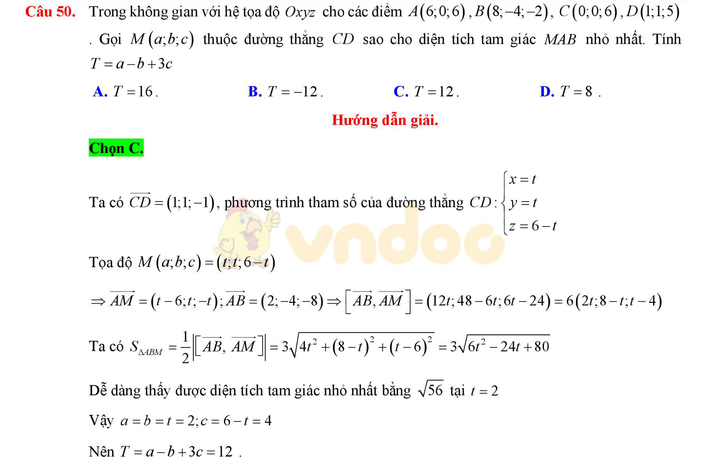 Đề thi học kì 2 môn Toán lớp 12 Đề thi học kì 2 môn Toán lớp 12