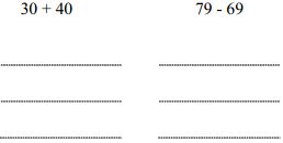Đề thi học kì 2 môn Toán lớp 1 trường Tiểu học Đồi Ngô, Bắc Giang năm học 2016 - 2017 Đề thi học kì 2 môn Toán lớp 1 có đáp án