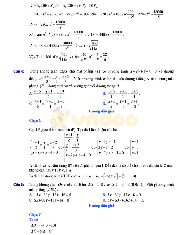 Đề thi thử THPT Quốc gia năm 2017 môn Toán Đề thi thử THPT Quốc gia năm 2017 môn Toán
