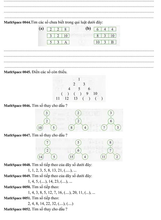 1001 bài toán tư duy lớp 2