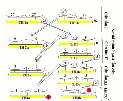 Phương pháp giải bài toán với chiếc cân 2 đĩa