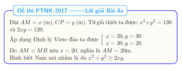 Đề thi tuyển sinh vào lớp 10 môn toán năm 2017