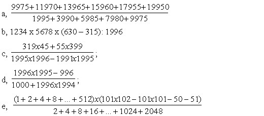 Các bài toán về điền dấu phép tính Bài tập Toán nâng cao lớp 5