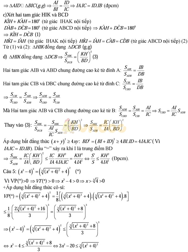 Đề thi vào lớp 10 môn Toán Sở GD&ĐT Phú Thọ năm học 2017 - 2018 Đề thi vào lớp 10 môn Toán có đáp án