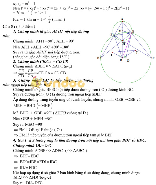 Đề thi tuyển sinh vào lớp 10 môn Toán Đề thi tuyển sinh vào lớp 10 môn Toán
