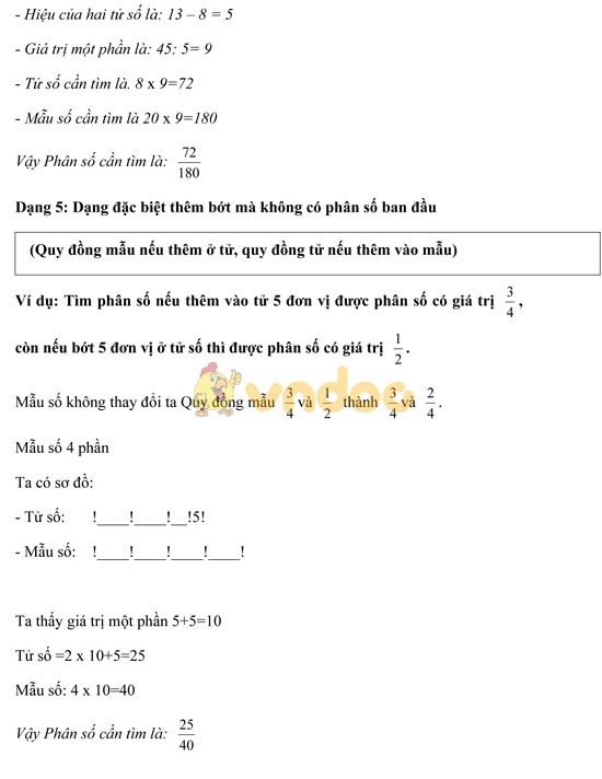 Bài tập toán nâng cao lớp 5