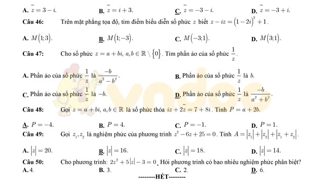 Đề thi thử THPT Quốc gia năm 2017 môn Toán