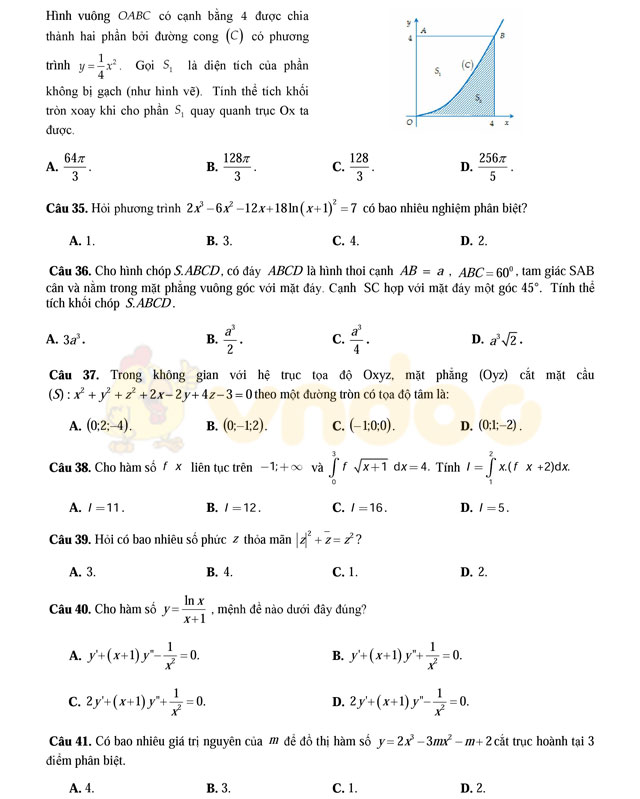 Đề thi thử THPT Quốc gia năm 2017 môn Toán Đề thi thử THPT Quốc gia năm 2017 môn Toán