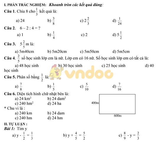 Bài tập cuối tuần lớp 5