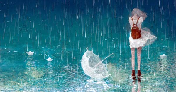 Tả cơn mưa hay nhất