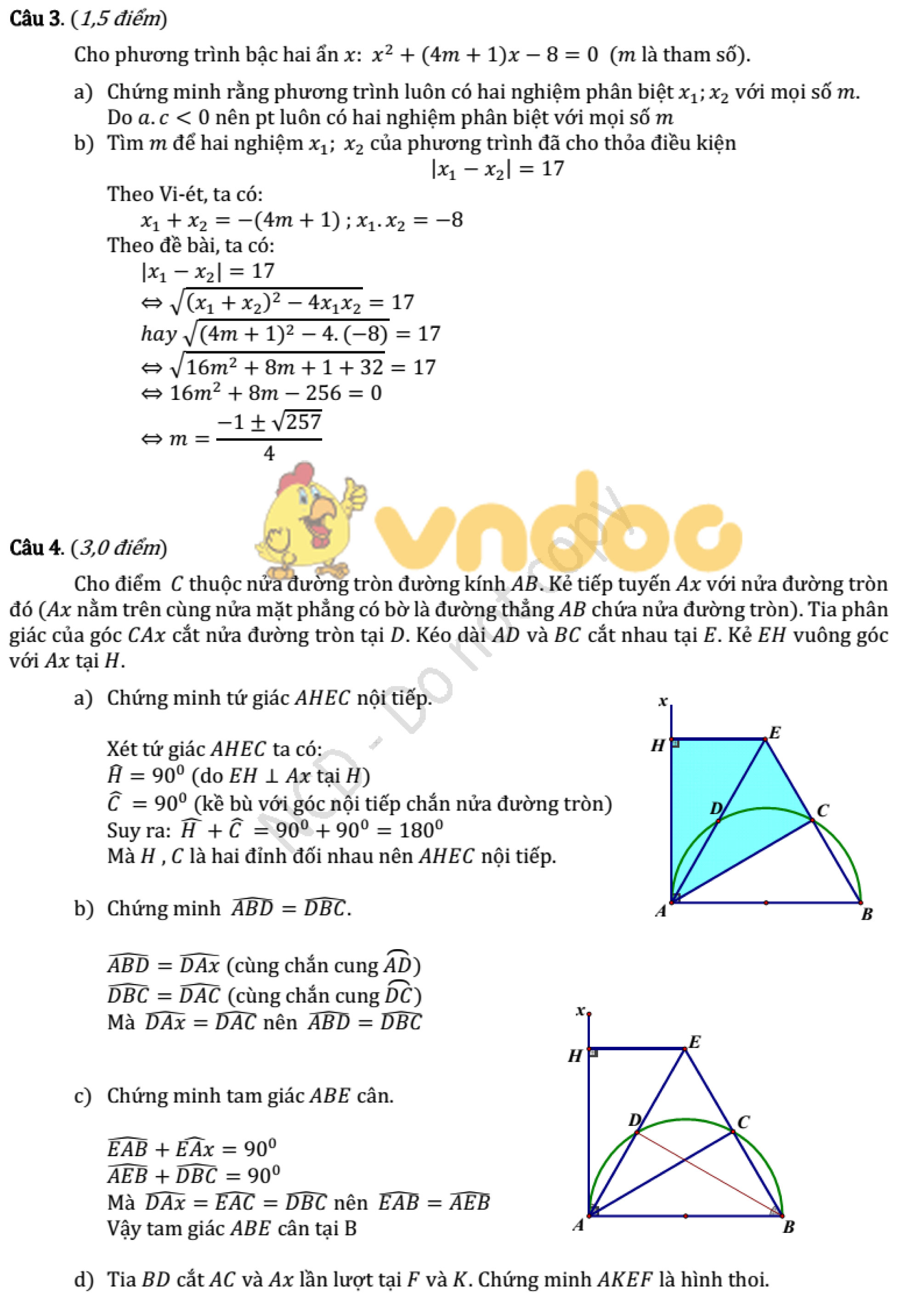 Đề thi tuyển sinh vào lớp 10