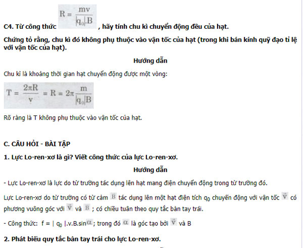 Giải bài tập trang 138 SGK Vật lý lớp 11