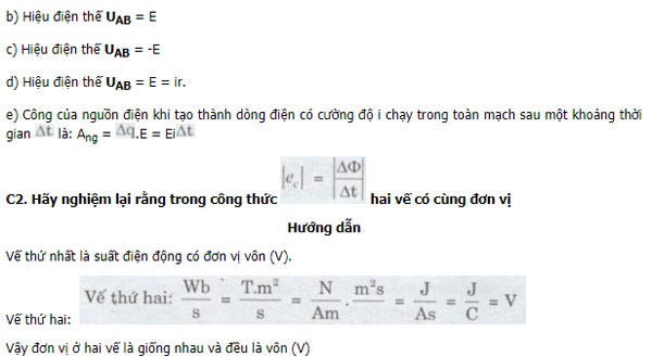 Giải bài tập trang 152 SGK Vật lý lớp 11