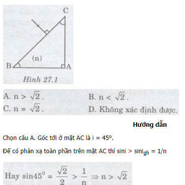 Giải bài tập môn Vật lý lớp 11